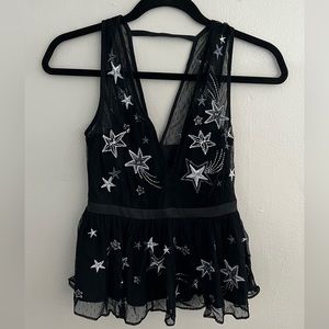 Express Star ⭐️ Embroidered Top